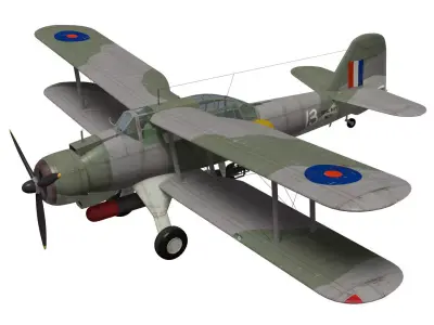 Fairey Albacore 3D model