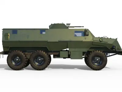 Ural Chekan MRAP Wagner PMC 3D model