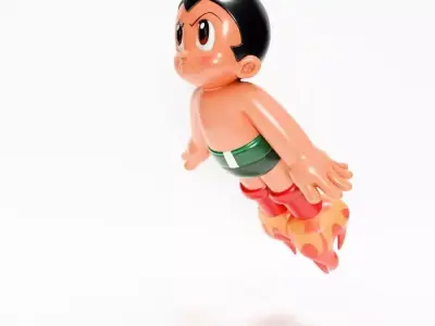  Astro Boy Rocket Jetboots toy 3D print model