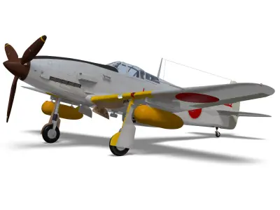 Kawasaki Ki61 hien TypeII kai early  tony 3D model
