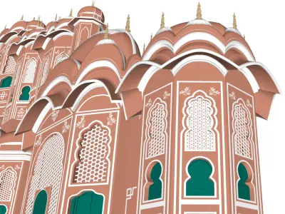 Hawa Mahal Jaipur 3D model