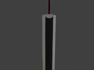 guts sword Low-poly 3D model