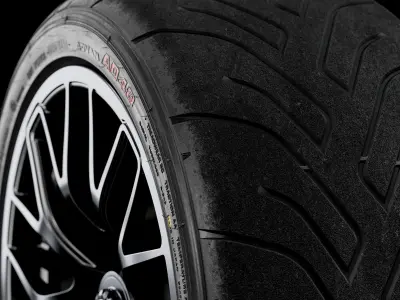 Yokohama Advan A048 After Track 3D model