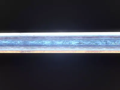 Viking Sword Free low-poly 3D model