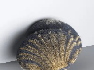 Pillows cat lying Free 3D model