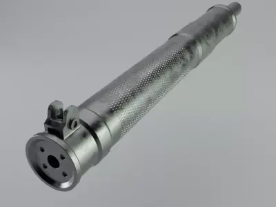 VSS Vintorez silencer Free low-poly 3D model