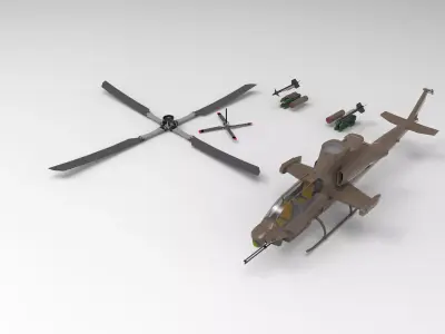 Bell AH 1Z 3D printed 3D model