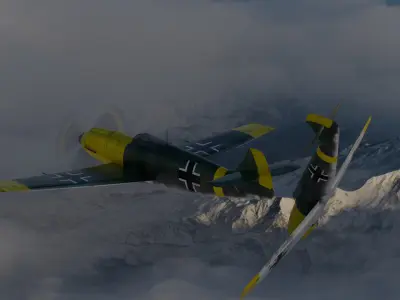 Messerschmitt Bf 109 3D model