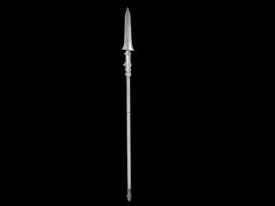 Diablo spear pack Low-poly 3D model