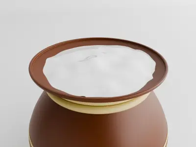 Clay Pot 3D Model Free low-poly 3D model