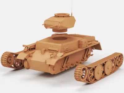 PzKpfw I Ausf C 3D print model