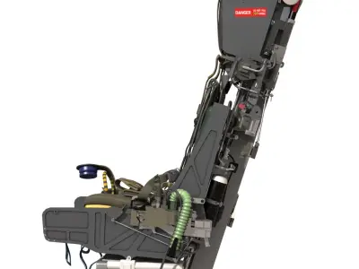 Martin baker Mk10 Ejection Seat 3D model
