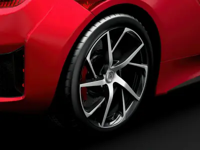 Acura NSX 2020 wheel 3D model