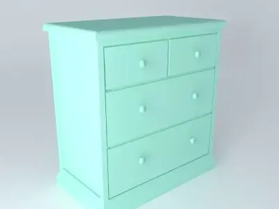 Dresser box Free 3D model