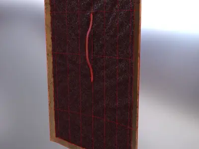 Dragon Defender Fantasy Shield Low-poly 3D model