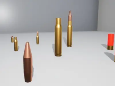 Ammo pack Free low-poly 3D model
