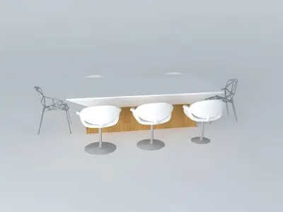 Dining Table Romeo Free 3D model