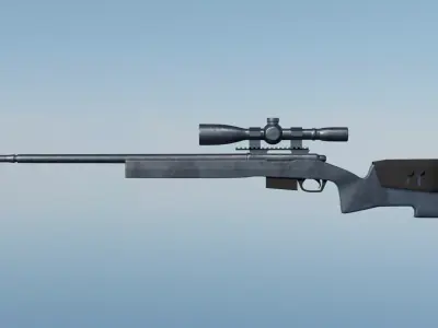 pubg mobile  gun 3D model 3D model