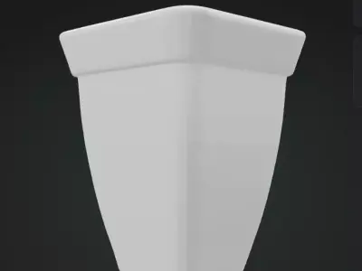 Flower Pot 3D Model Decorative Planter Free 3D print model