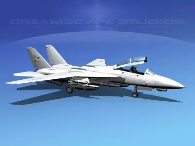 Grumman F-14D Tomcat T05a VF103 3D model