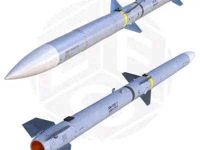 AIM-120C  3D model