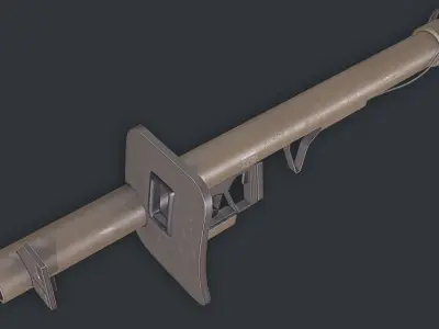 Rocket Launcher Game Ready 7   Low-poly 3D model