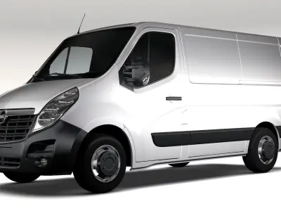 Opel Movano L1H1 Van 2016 3D model