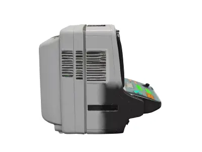 Retro scifi computer console 3D model