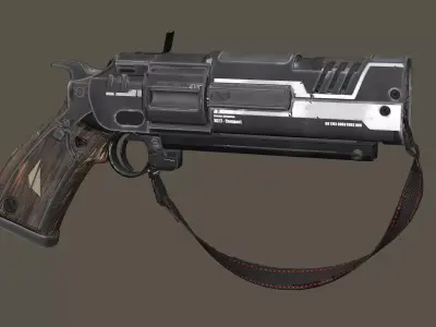 Fatebringer Legendary Hand Cannon 3D Model Low-poly 3D model