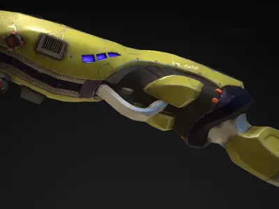 Missile Launcher - PBR Low-poly 3D model