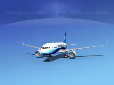 Boeing 787-8 Air Pacifica Charter 3D model