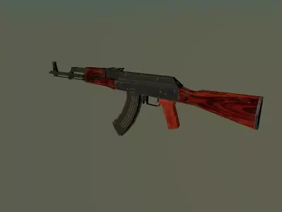 AK-47 ak - rifle for gta Low-poly 3D model