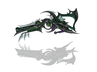 Royal Guard Rifle Low-poly 3D model purchase