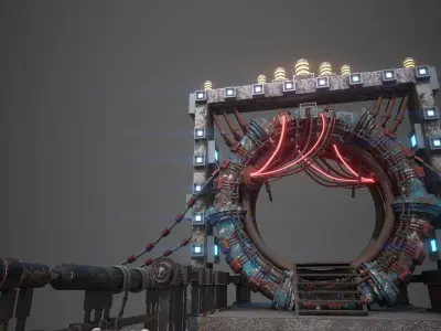 World portal 3D model