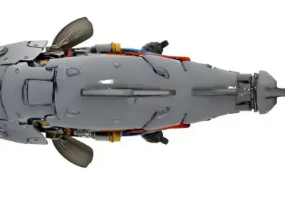 Bionic Predator Cyber-Piranha 3D model