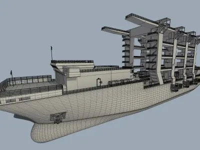 Replenishment Ship 3D model