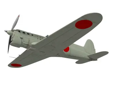 Nakajima Ki-12 3D model
