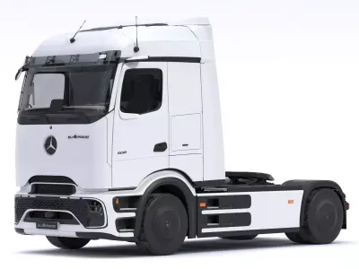 Mercedes Benz Eactros 600 Electric Truck 3D model