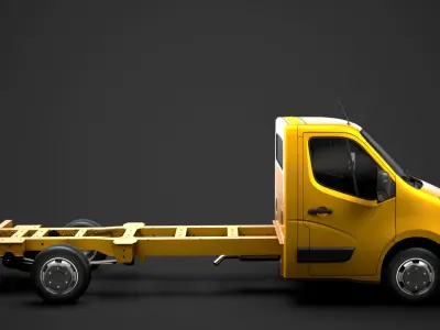 Opel Movano SingleCab SW E30 Chassis 2014 3D model