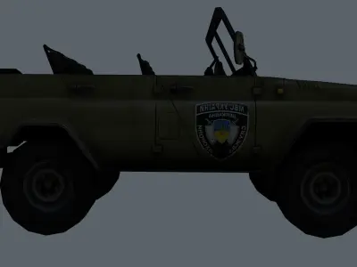 Military vehicle 3D model
