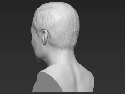 Jackie Chan bust 3D printing ready stl obj formats 3D print model