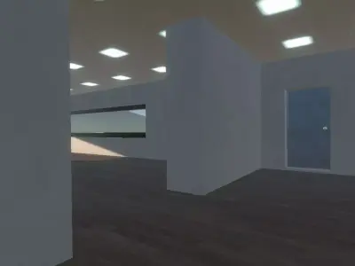 Military Control Building - Game Ready 3D Model PBR Low Poly Low-poly 3D model