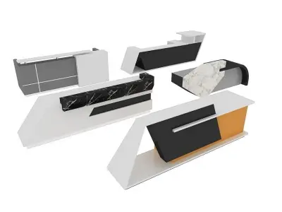 RECEPTIONS 3DS MAX 2015 5 MODEL 3D model