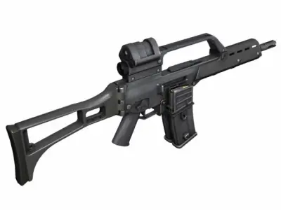G36 Assault Rifle 3D model