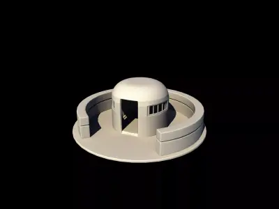 Military Bunker 3D model purchase