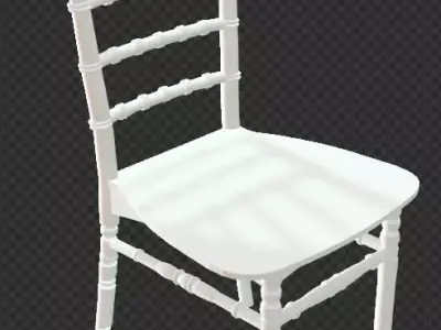 PLASTIC MARQUE CHAIR  3D model