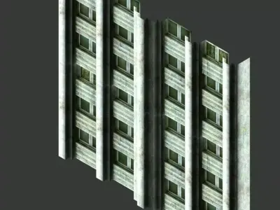 Facade Center 3D model