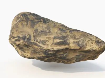 Sandstone Dark Rock(1) 3D model