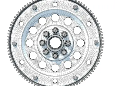 Engine Flywheel 41 3D model
