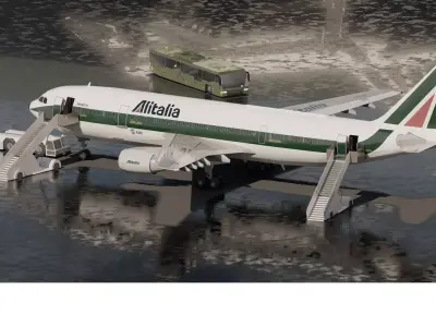 Airbus A300 B4 3D model